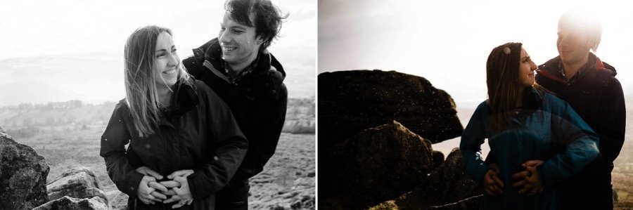 Curbar Edge Derbyshire Engagement Shoot0003