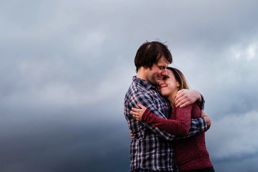 Curbar Edge Derbyshire Engagement Shoot0008