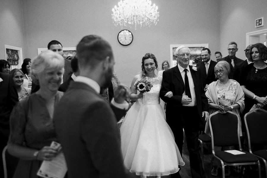 Walking down the aisle