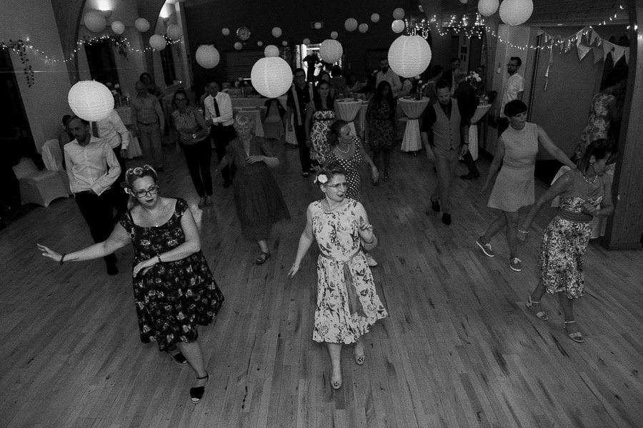 Lindy hop wedding dancing