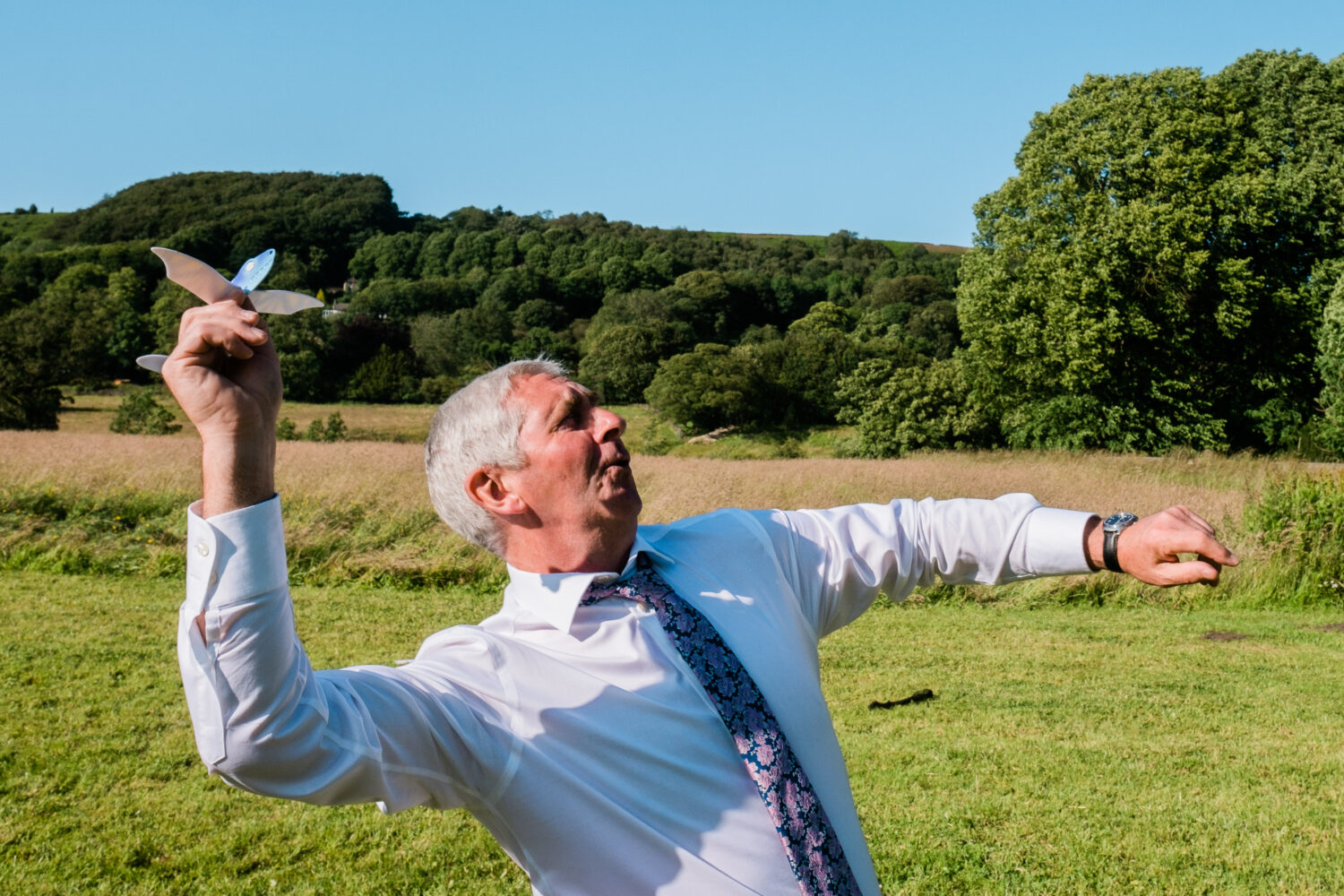 Eyam Hall Wedding Photographer 21 Paper aeroplanes