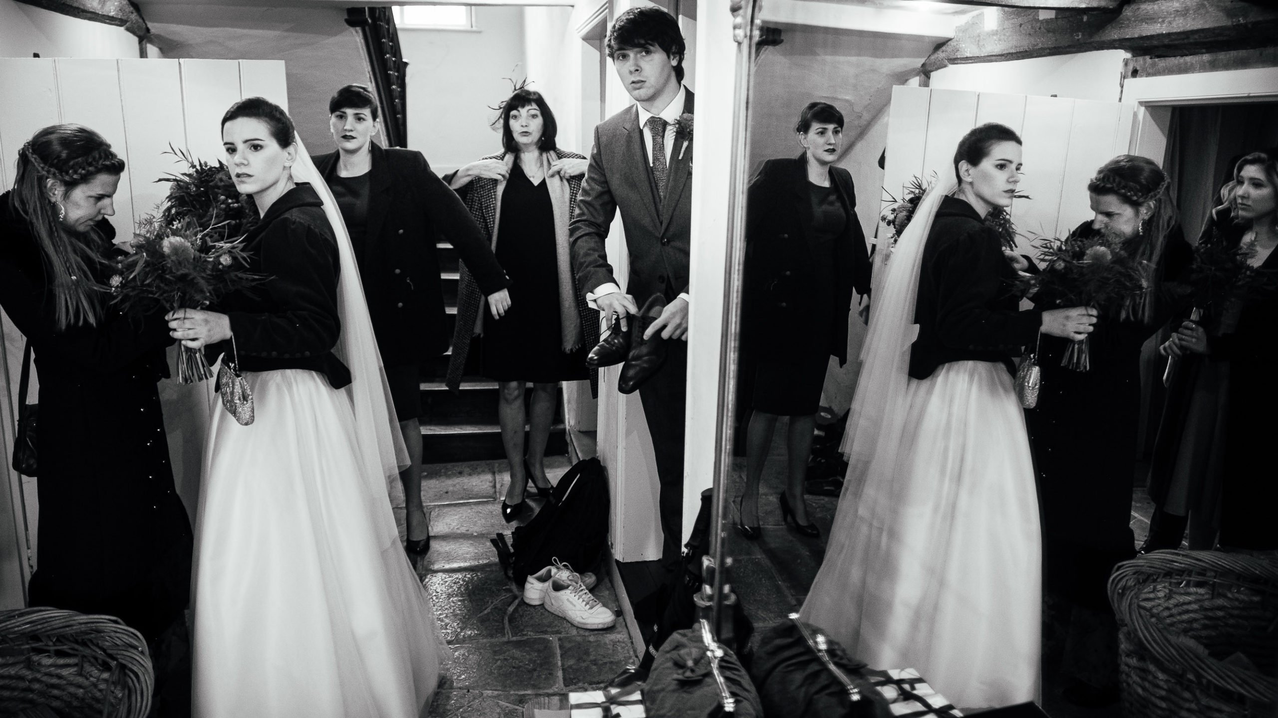 Odda's Chapel Wedding 9 Everyone getting ready