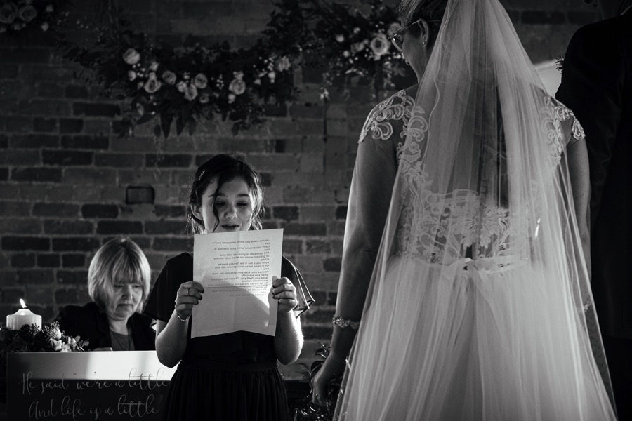Readings - west mill wedding venue derby