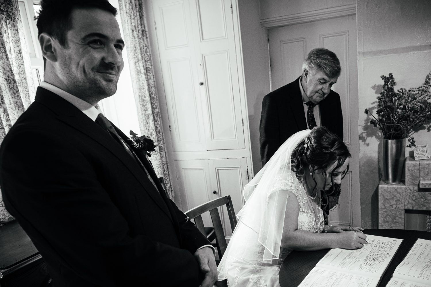Signing of the register