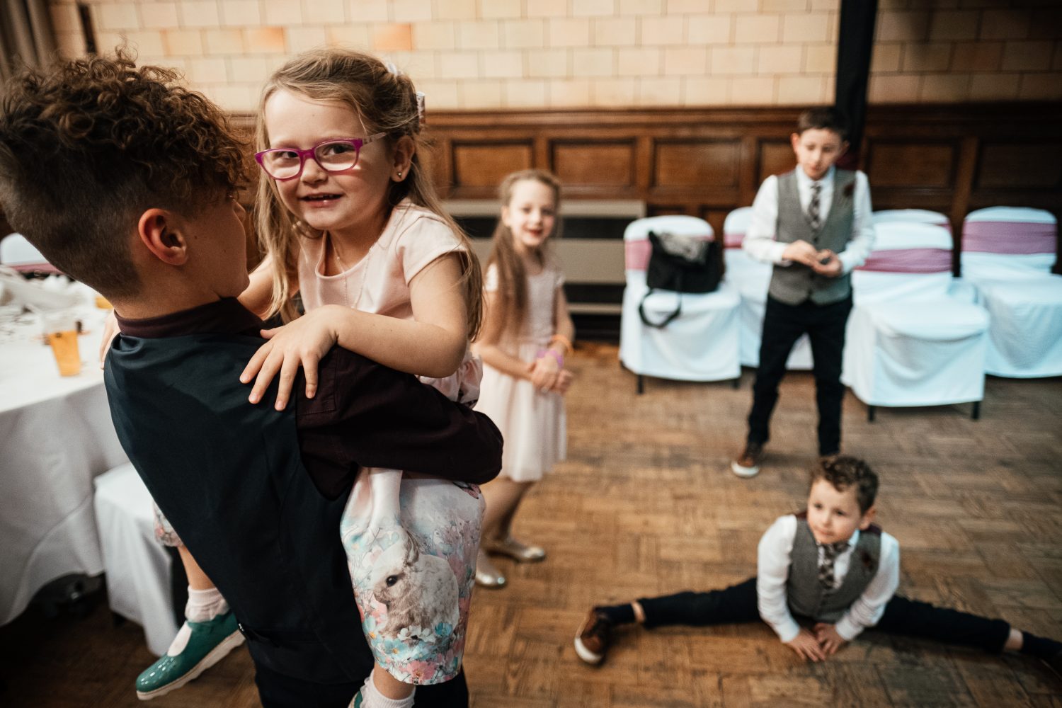 Kids at the wedding