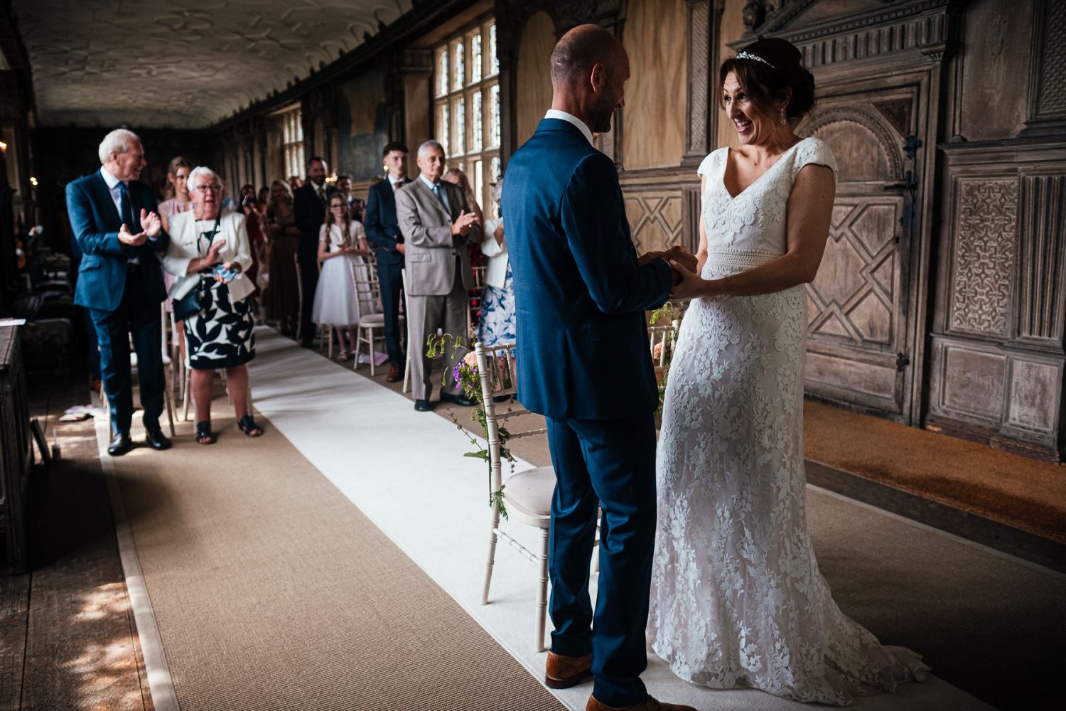How To Start Planning A Wedding - A Complete Timeline 1 Bride and groom Harwick Hall Derbyshire