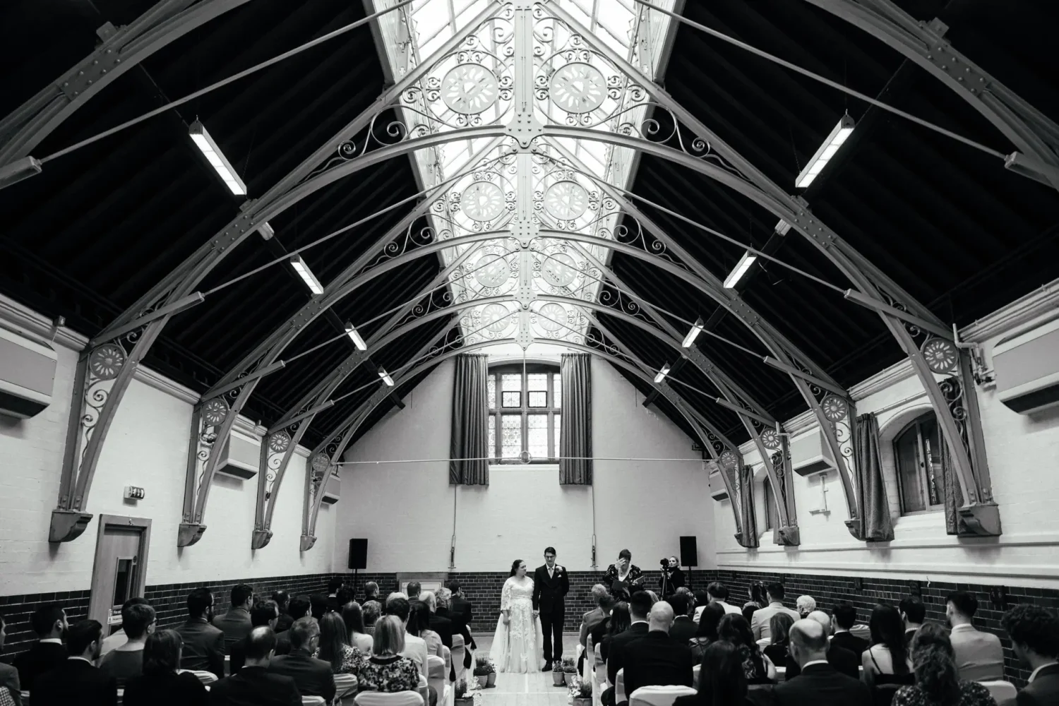 Wedding Ceremony in The brunel suite at The Whitworth centre Wedding Ceremony in The brunel suite at The Whitworth centre - a converted swimming pool