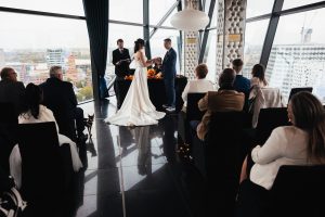 Micro Wedding Photographer Derby Small and Intimate Weddings & Elopements 5 Wedding Ceremony at The Cube, Birmingham