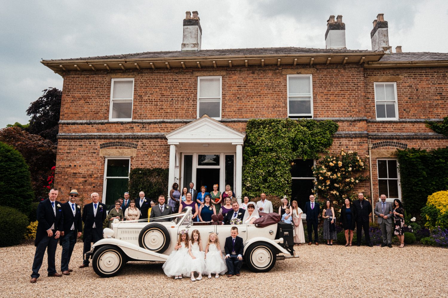 Wedding Group Shot at Shottle Hall Wedding Group Shot at Shottle Hall