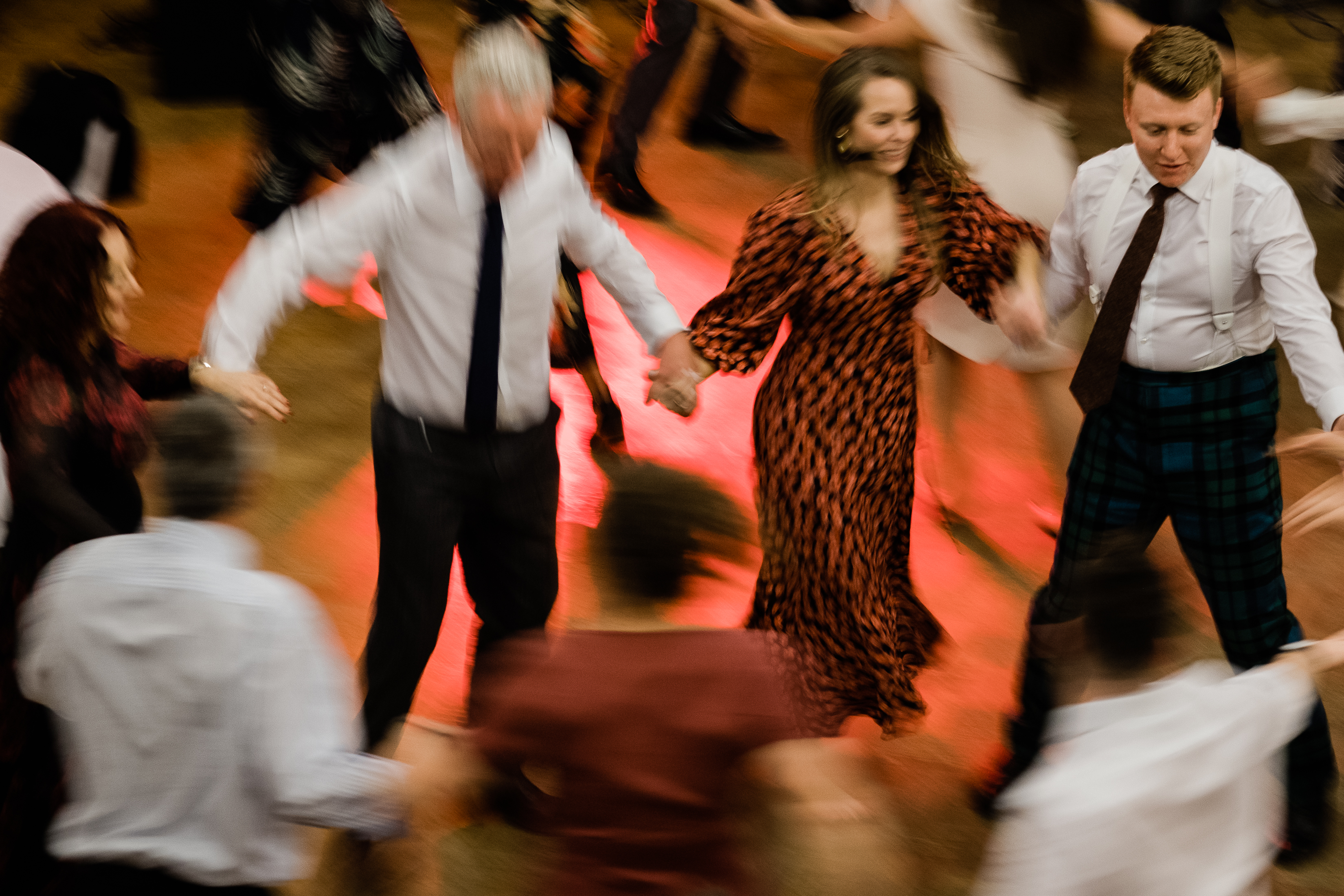 Derby Wedding Photographer Ceilidh Dancing at The Whitworth Centre Wedding Reception