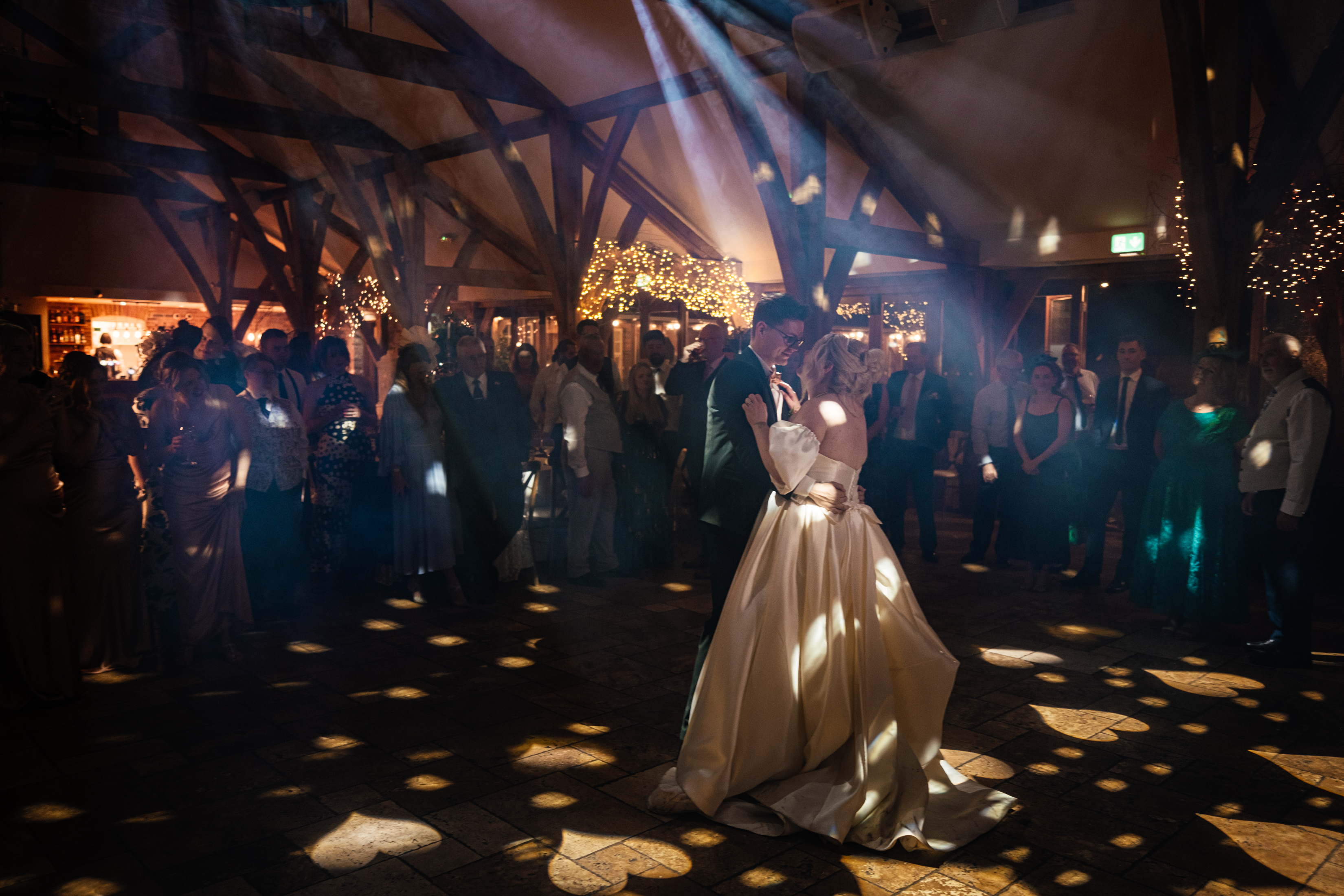 Bride and Groom First Dance at Swancar Farm