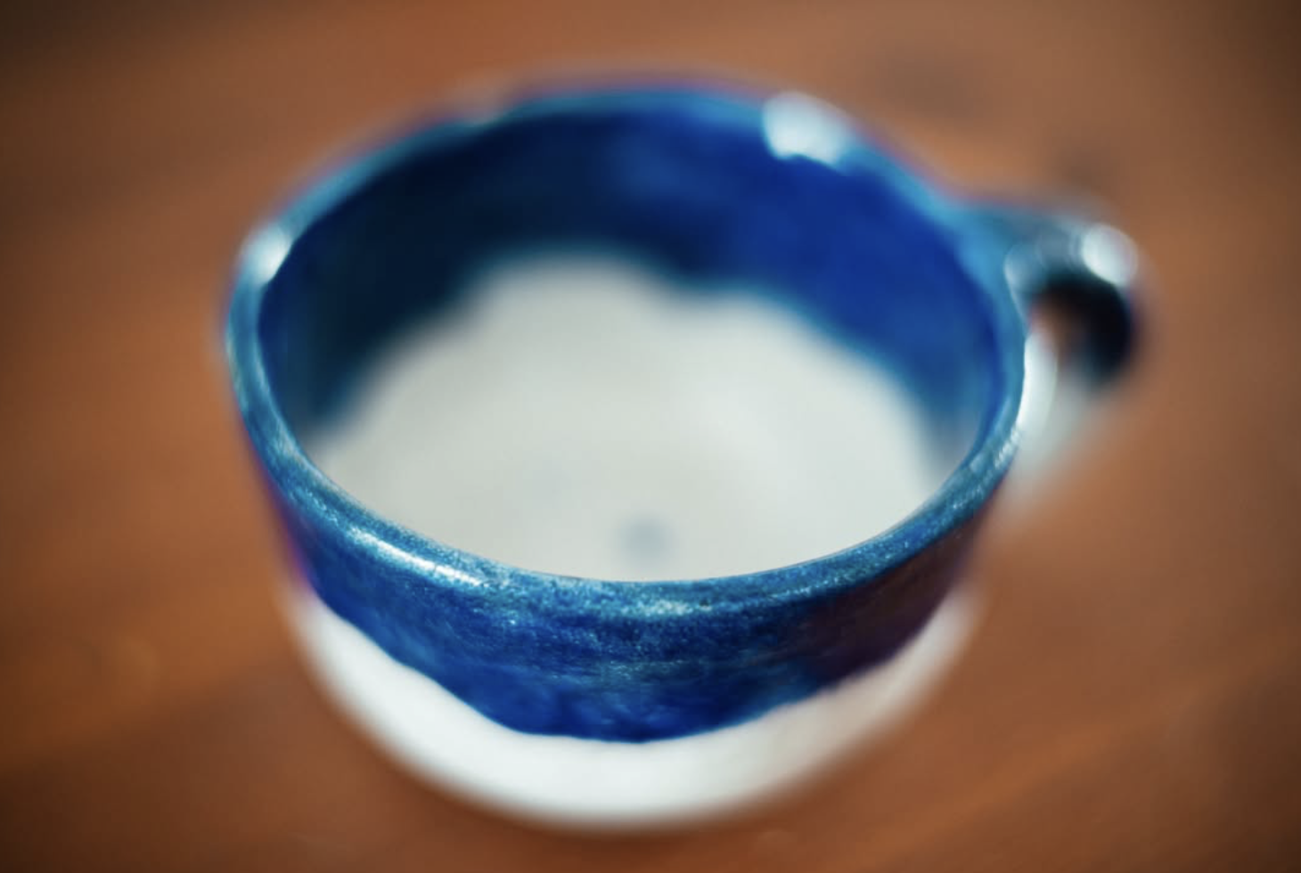Handmade coffee cup