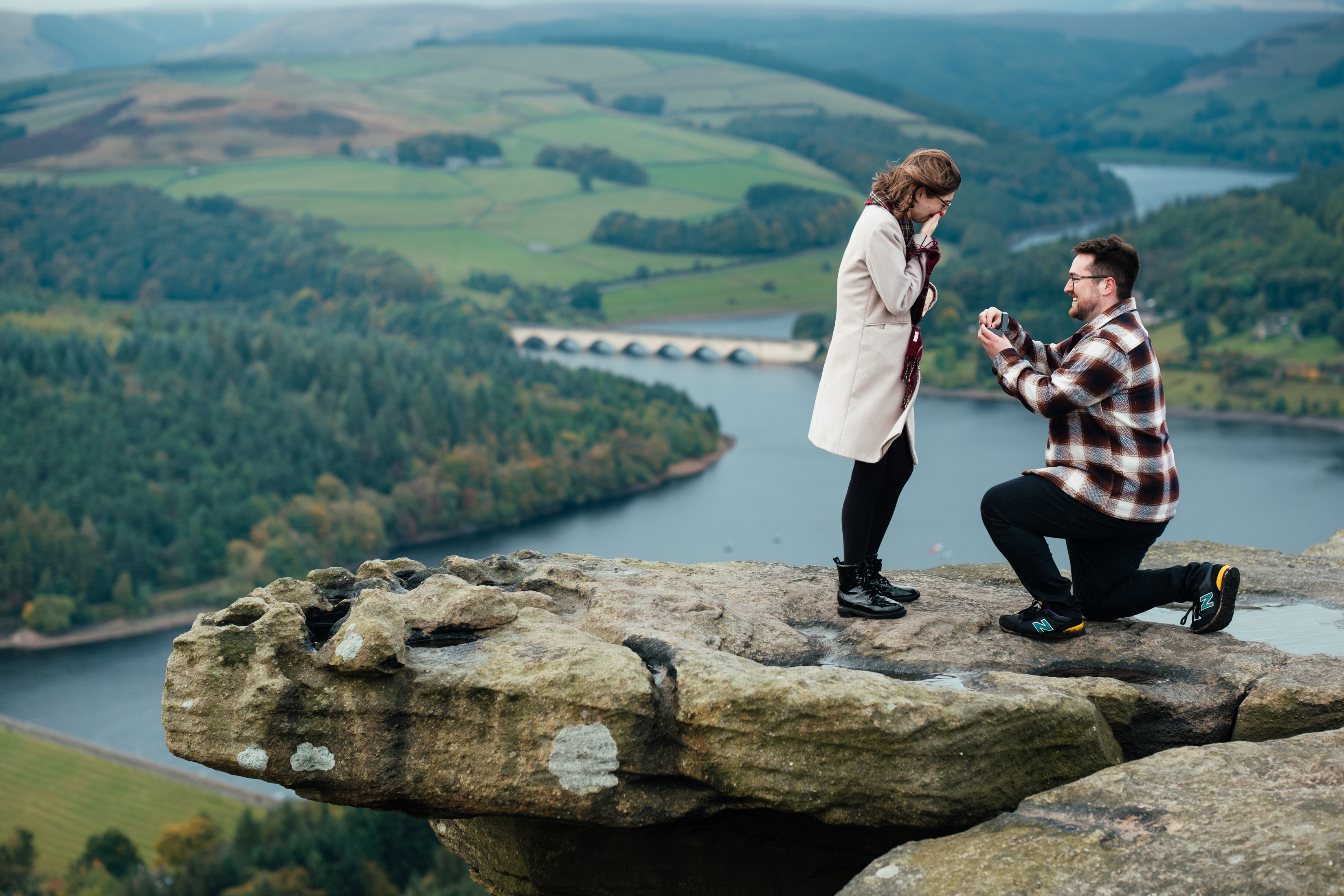 Wedding Proposal in The Peak District Derbyshire