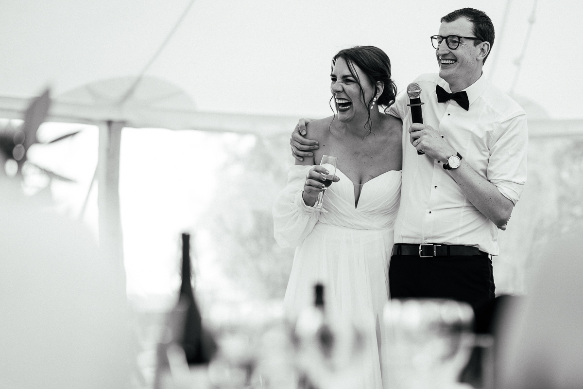The Ultimate Derbyshire Garden Wedding? 11 Newlyweds give a speech