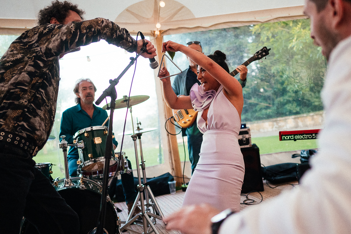 The Ultimate Derbyshire Garden Wedding? 16 Guest joining in with wedding band