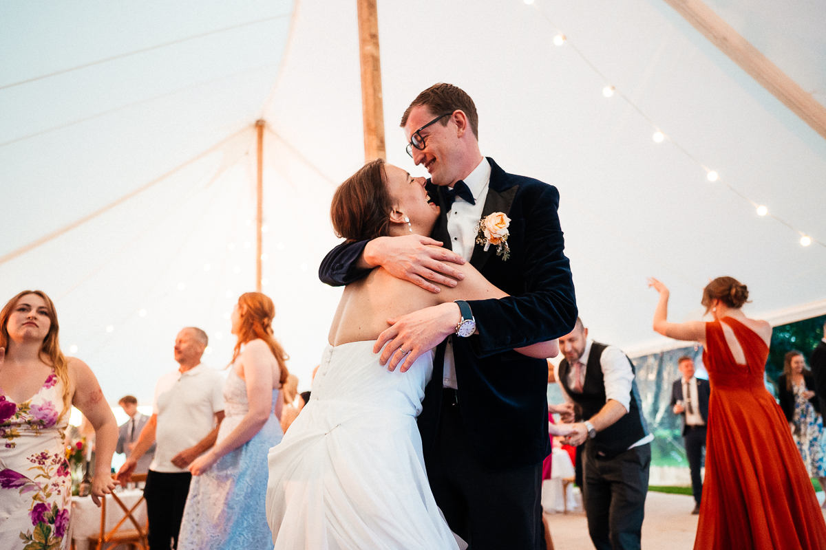 The Ultimate Derbyshire Garden Wedding? 19 Not the first dance - Garden Marquee Wedding Party