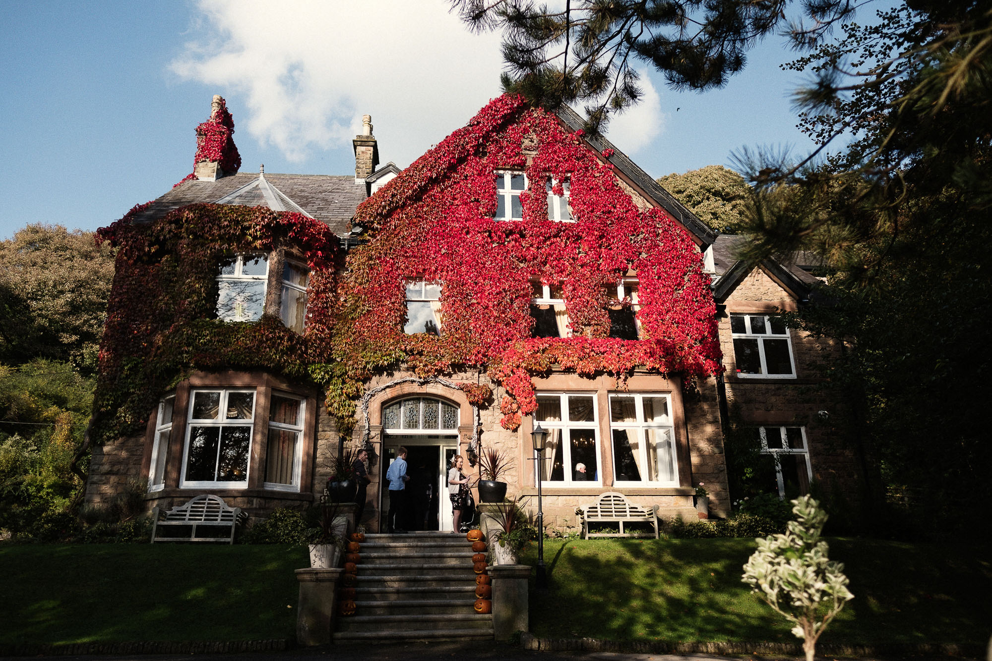 Best Derbyshire Wedding Venues 27 Blackbrook House in Autumn