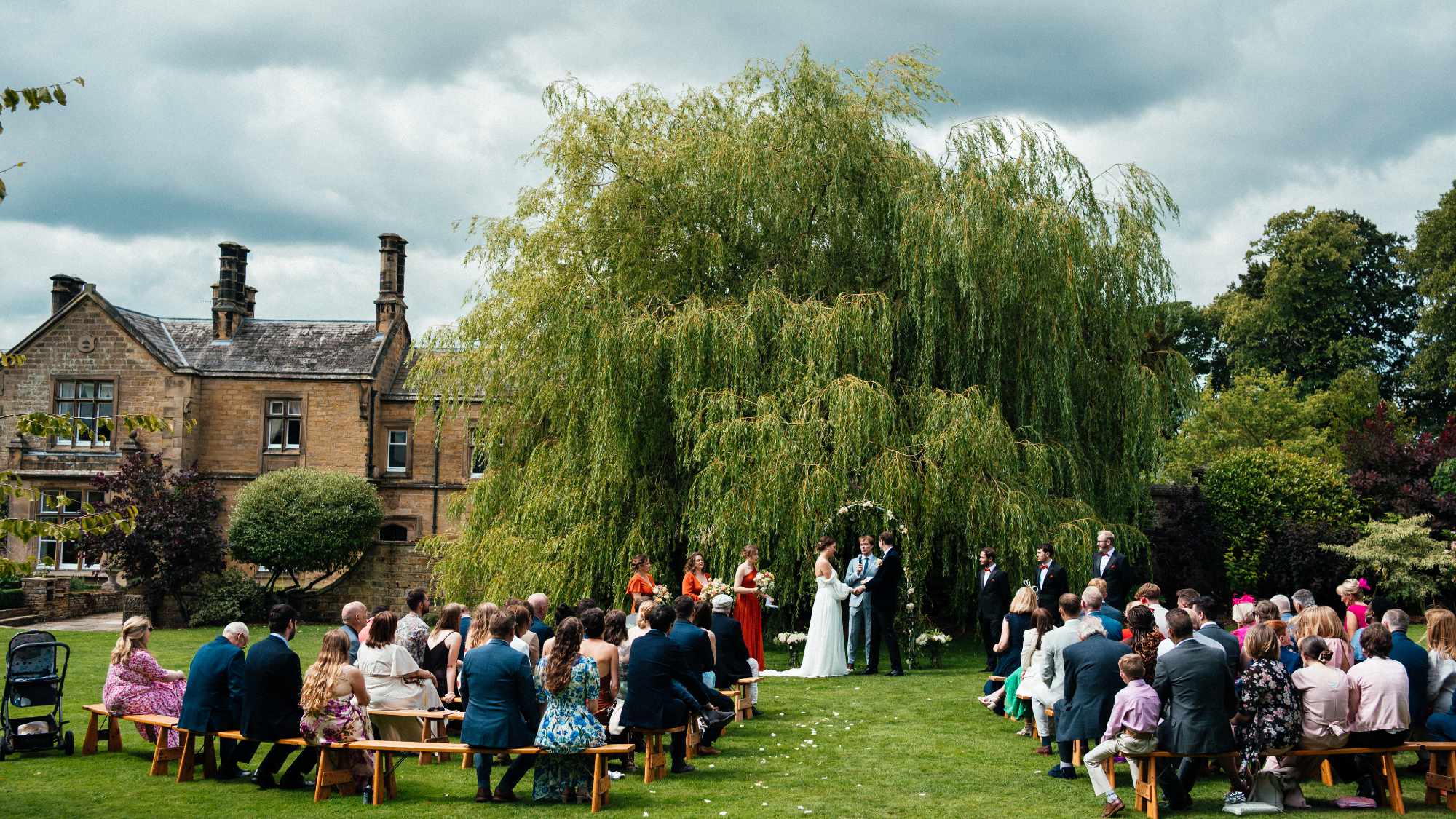 How Much Wedding Photography Do You Actually Need? 7 Outdoors Wedding Derbyshire Stately Home
